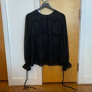 Sheer Lace Blouse
